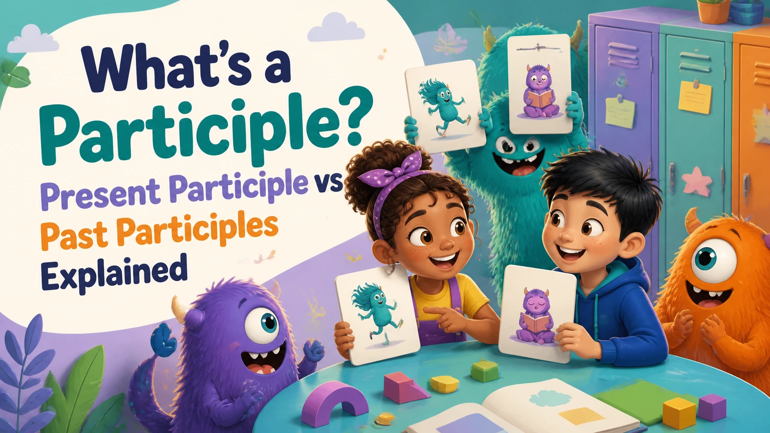 whats a participle present participle vs past participles 2