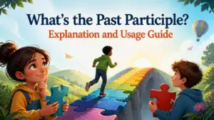 whats the past participle explanation usage 2
