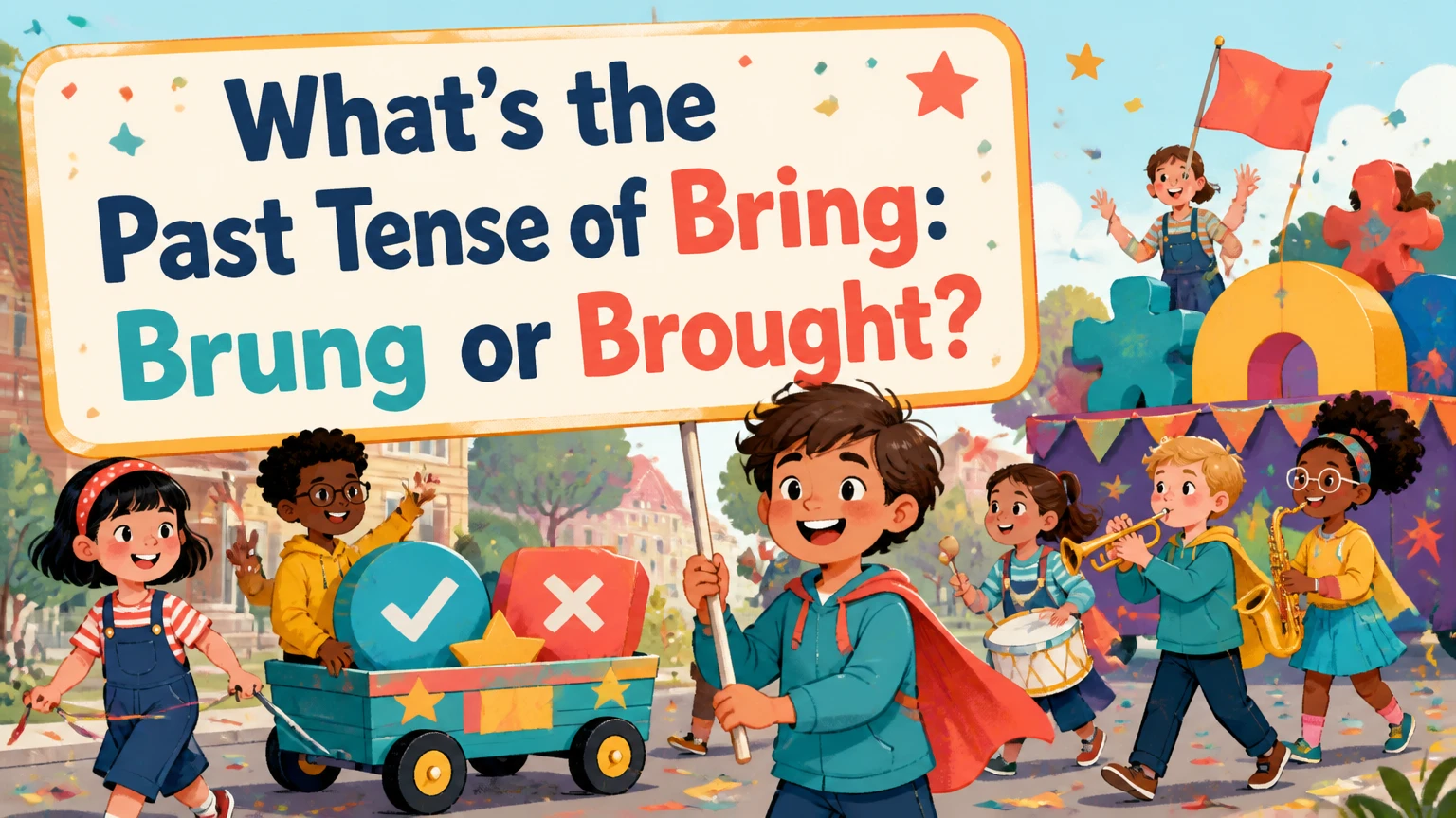 whats the past tense of bring bring brung or brought 2