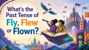whats the past tense of fly flew or flown