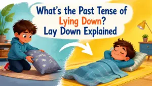 whats the past tense of lying down laid down or lied down 2