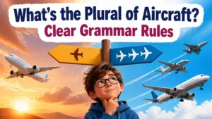 whats the plural of aircraft 2