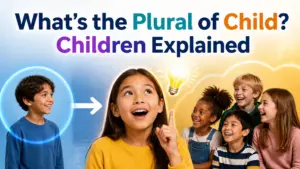 whats the plural of child 2