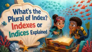 whats the plural of index 2