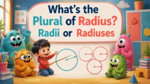 whats the plural of radius 2