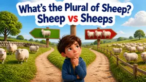 whats the plural of sheep sheep vs sheeps 2