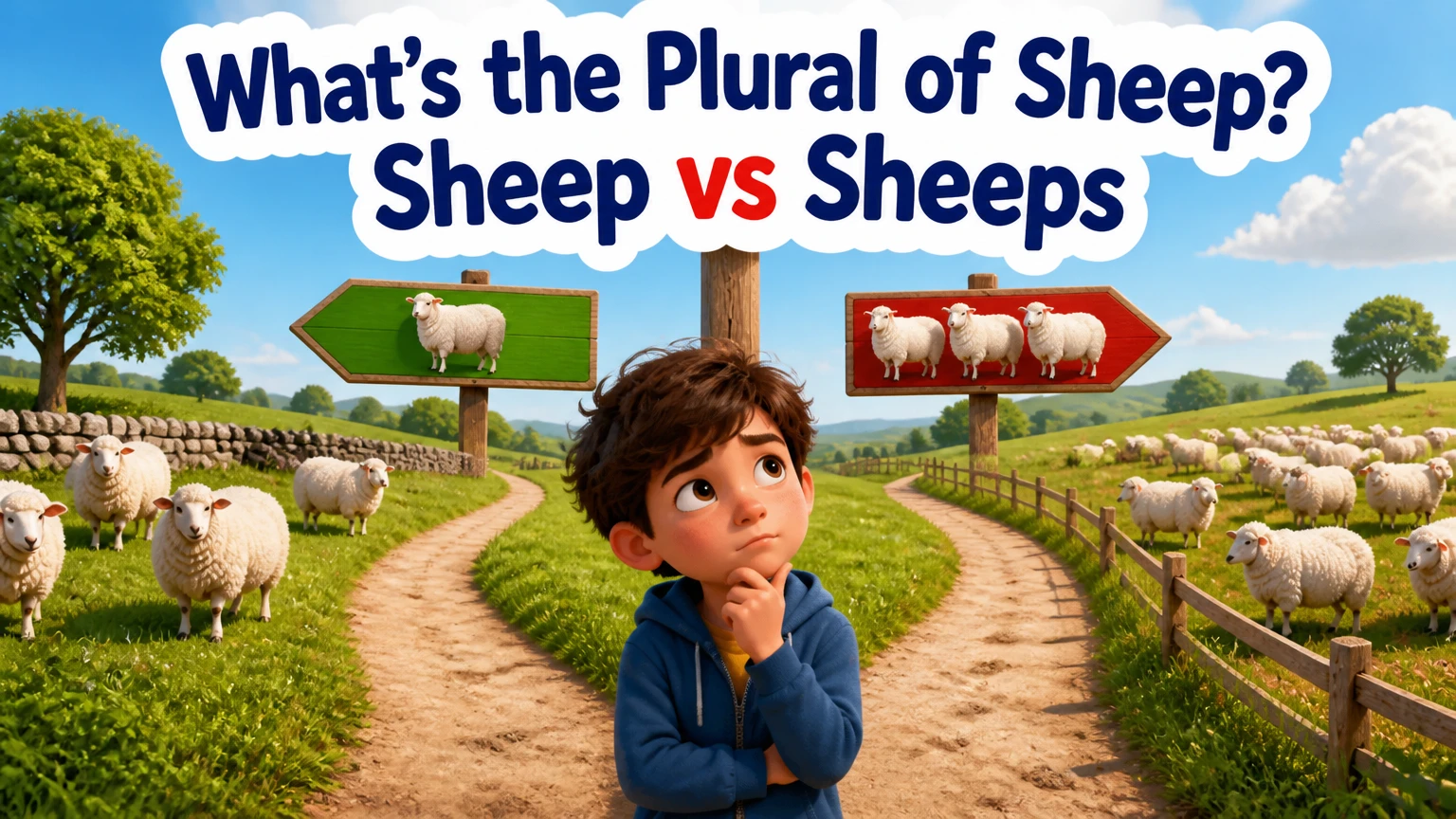 whats the plural of sheep sheep vs sheeps 2