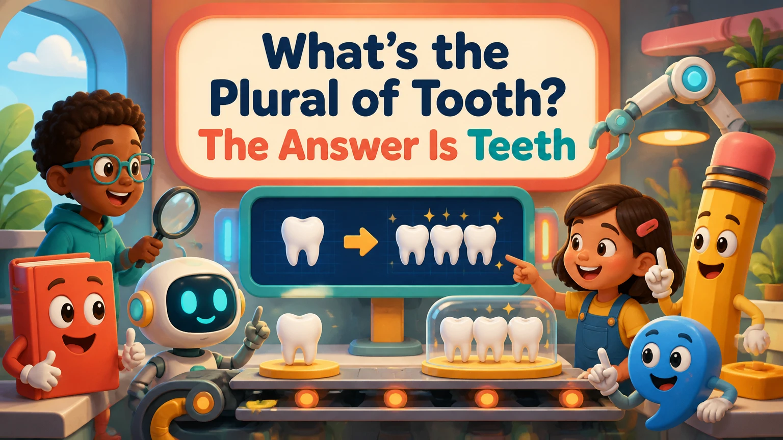 whats the plural of tooth 2