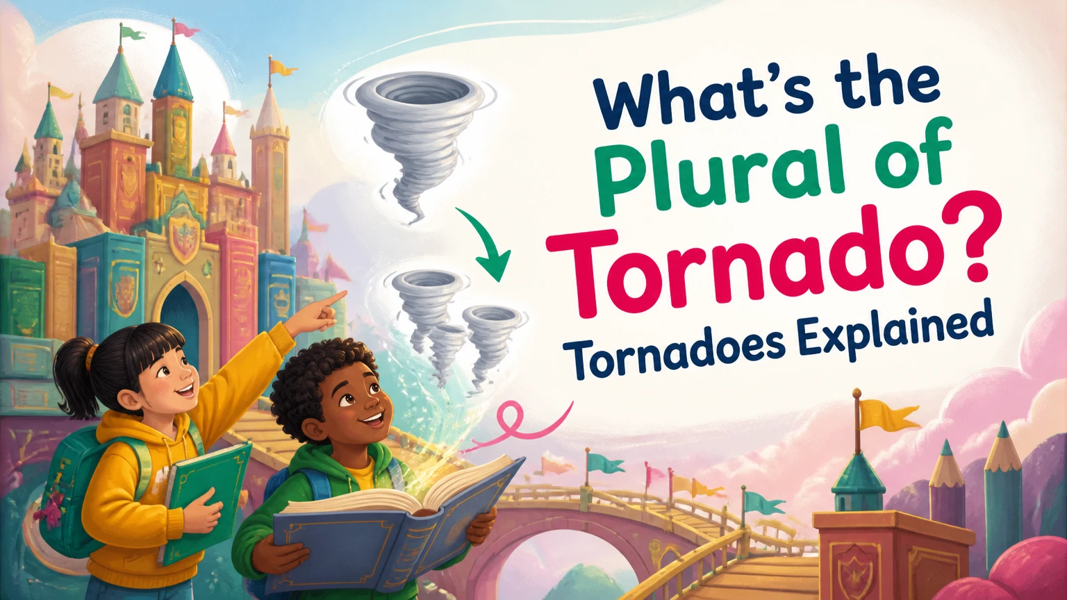 whats the plural of tornado