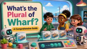 whats the plural of wharf
