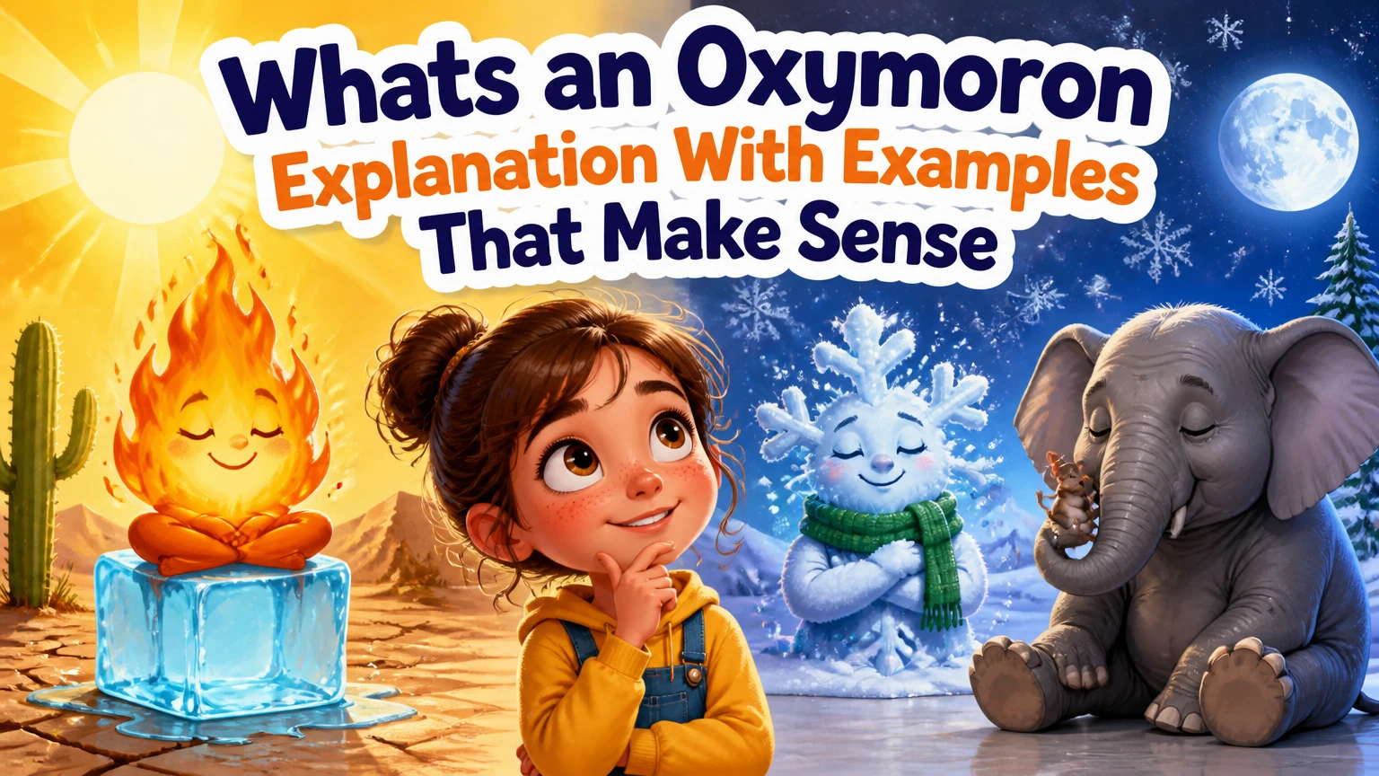 whats an oxymoron explanation with examples 2