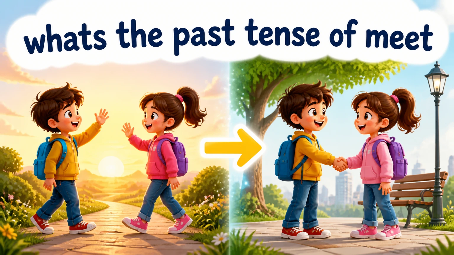 whats the past tense of meet