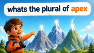 whats the plural of apex