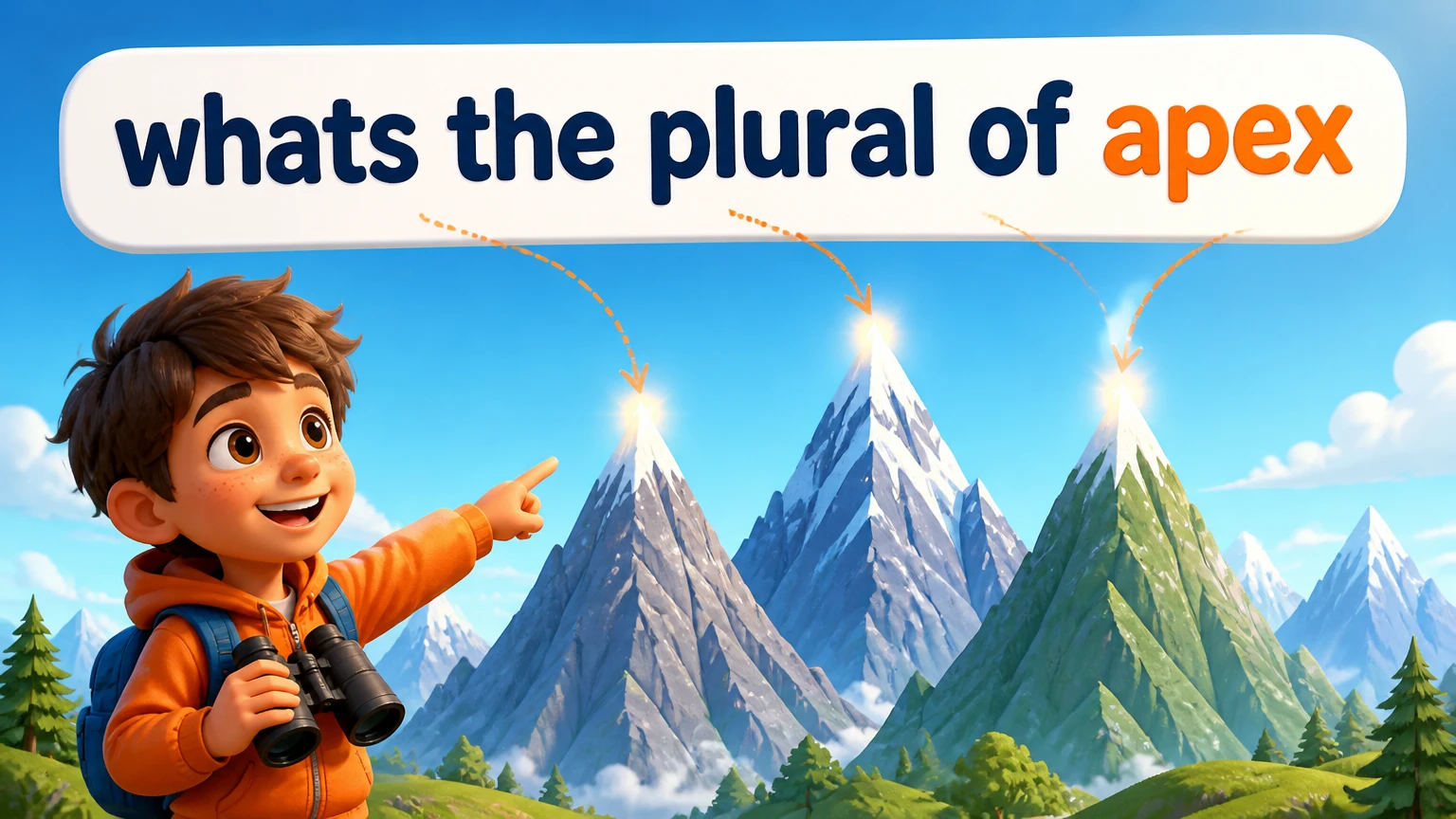 whats the plural of apex