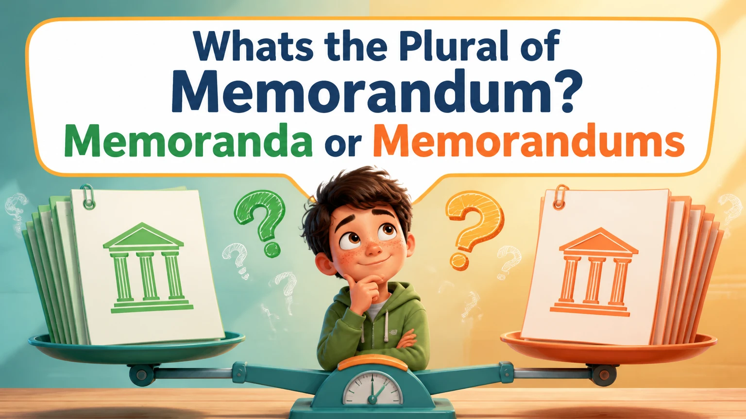 whats the plural of memorandum 2