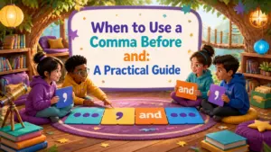 when to use a comma before and 2