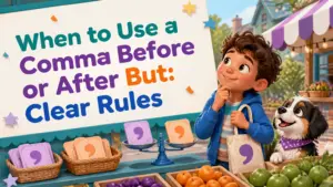 when to use a comma before or after but 2