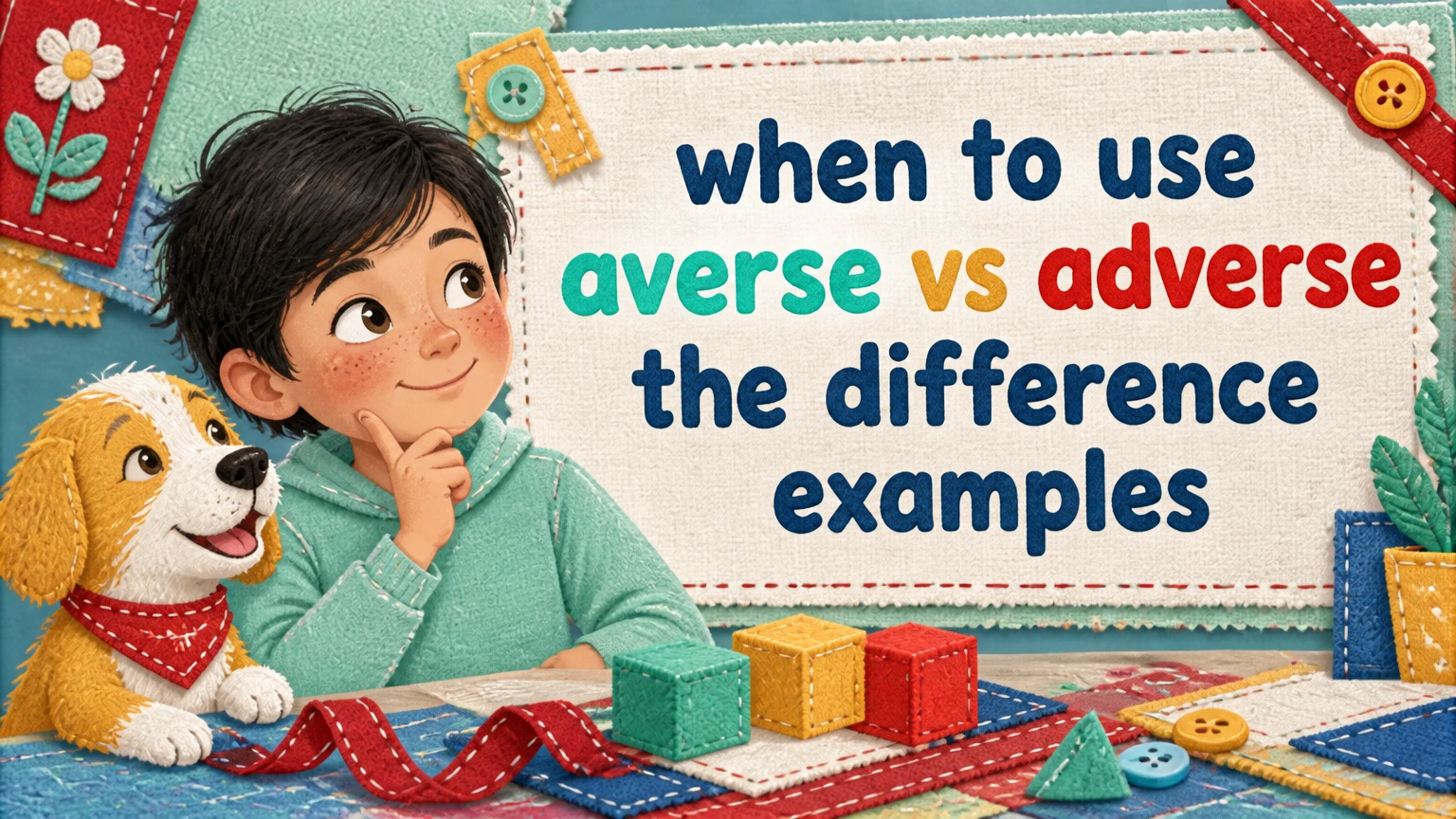 when to use averse vs adverse the difference examples