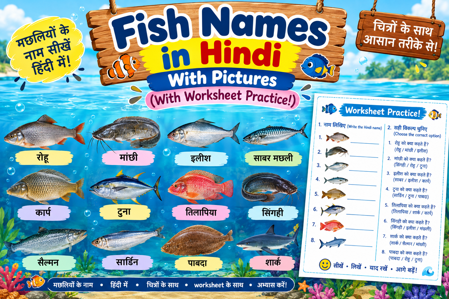 Fish names in Hindi