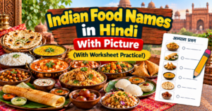 Indian Food Names in Hindi