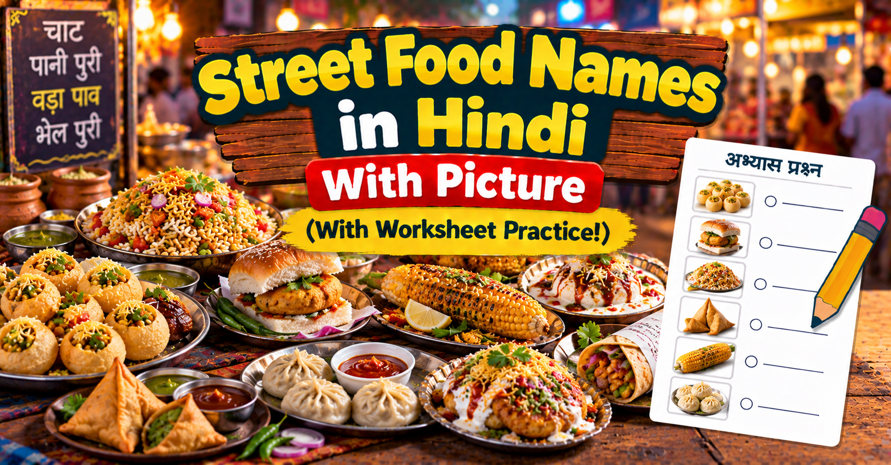 Street Food Names in Hindi