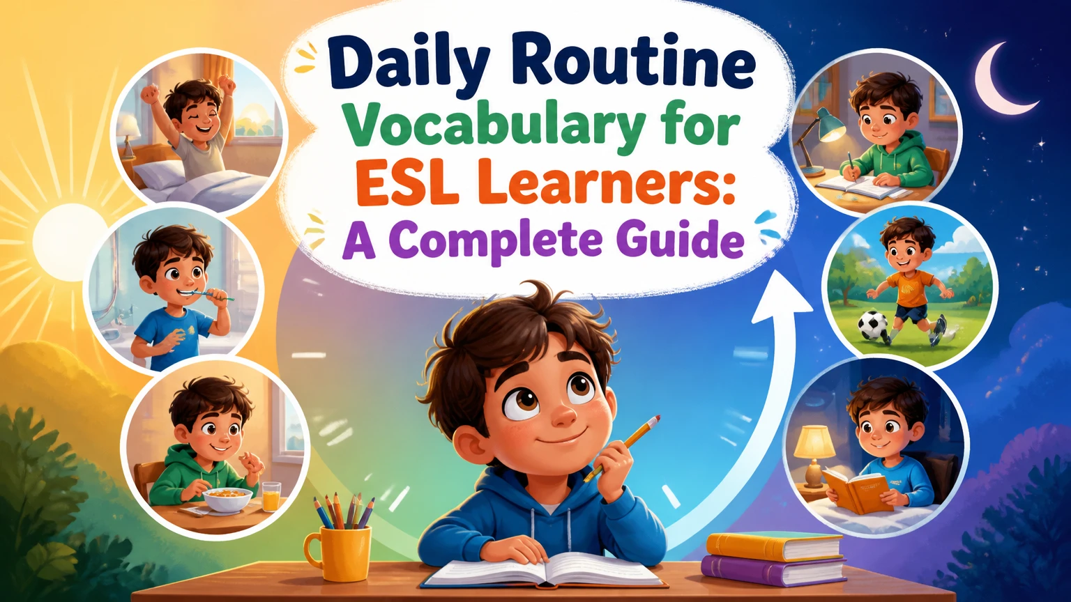 daily routine vocabulary for esl learners 2