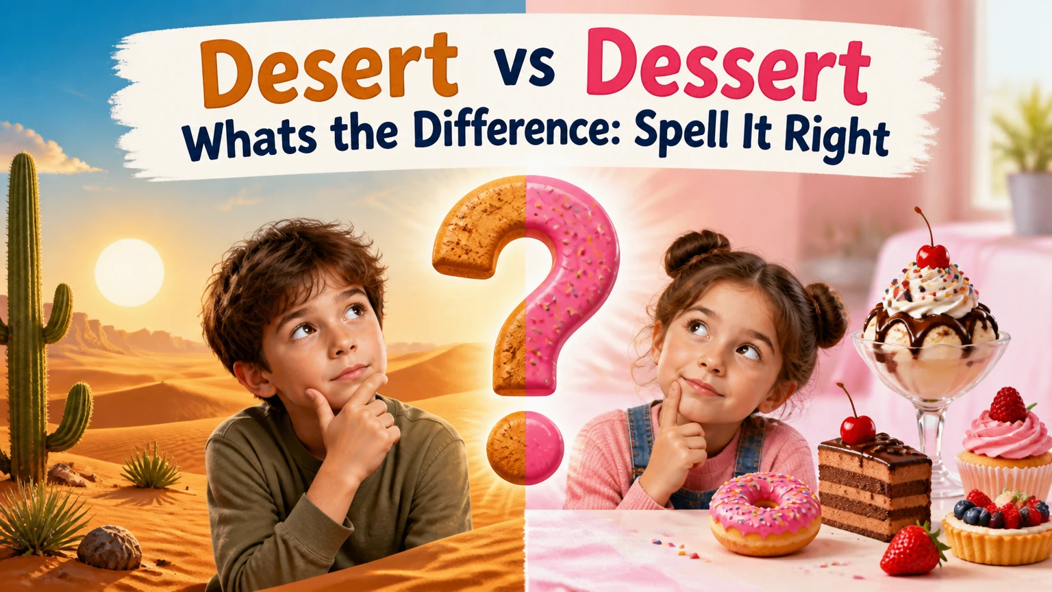desert vs dessert whats the difference 2