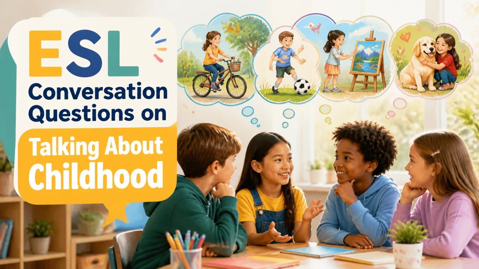 esl conversation questions on talking about childhood 2