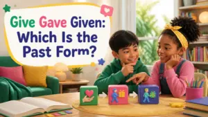 give gave given which is the past form and past participle of give 2