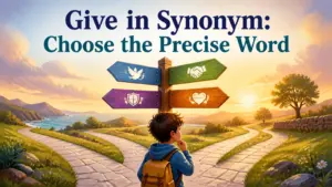 give in synonym 2