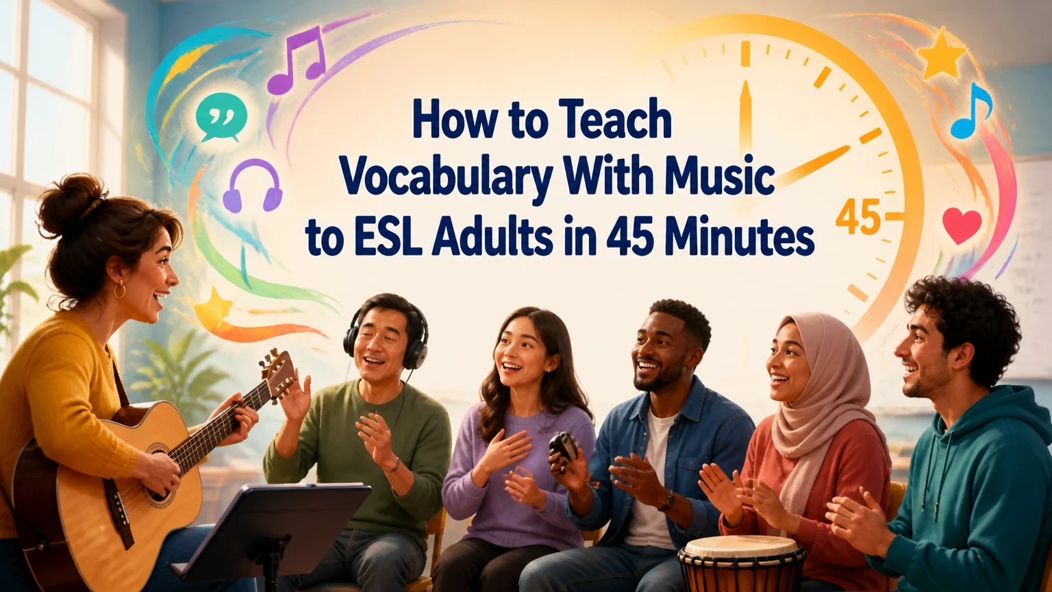 how to teach vocabulary with music to esl adults 2