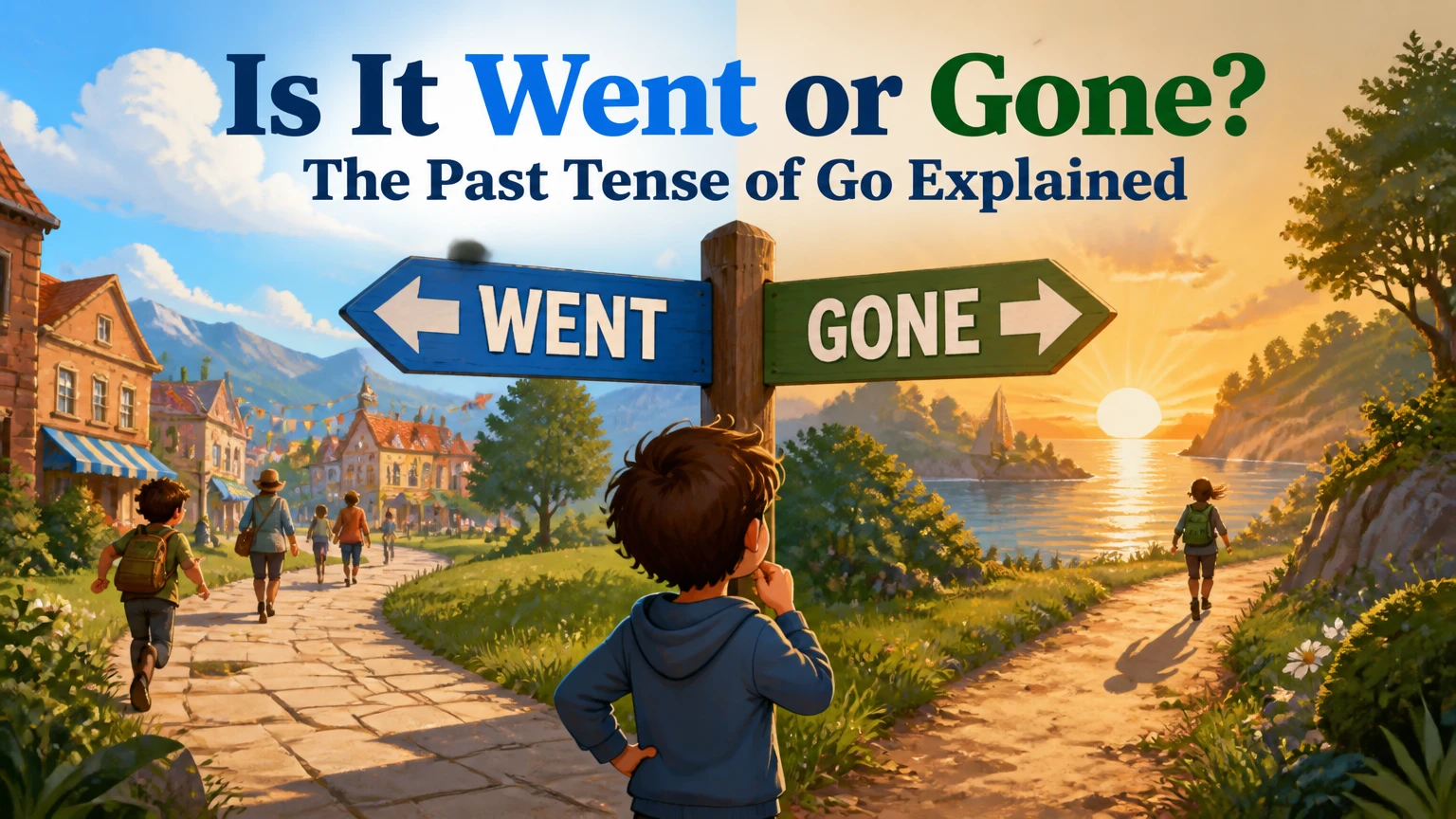is it went or gone whats the past tense of go 2