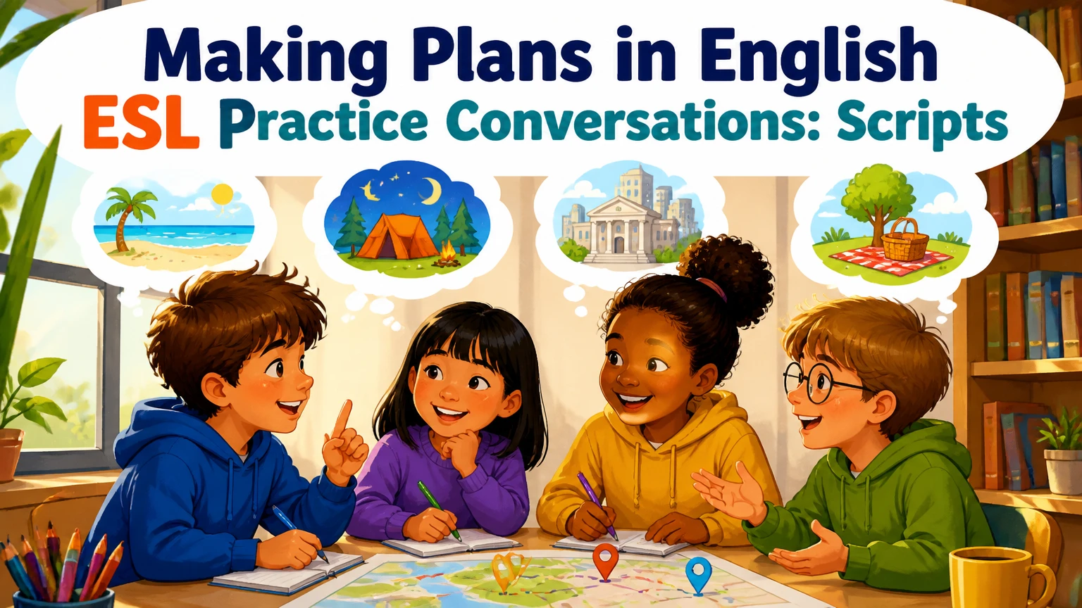 making plans in english esl practice conversations 2