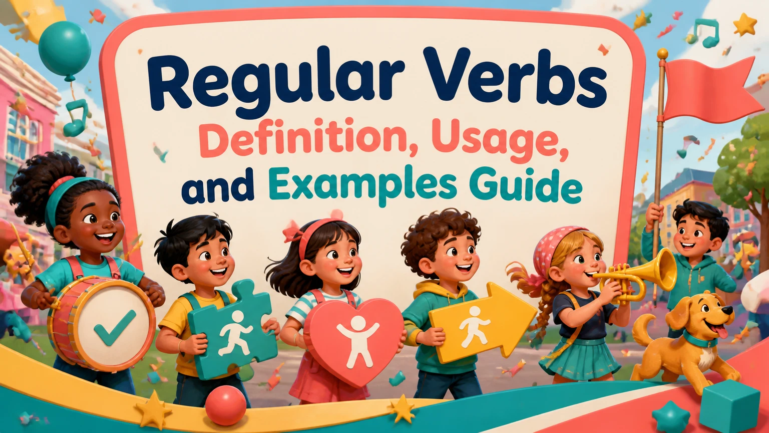 regular verbs definition usage and examples 2