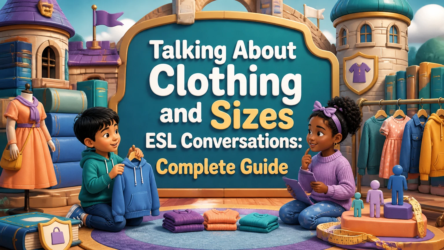 talking about clothing and sizes esl conversations 2