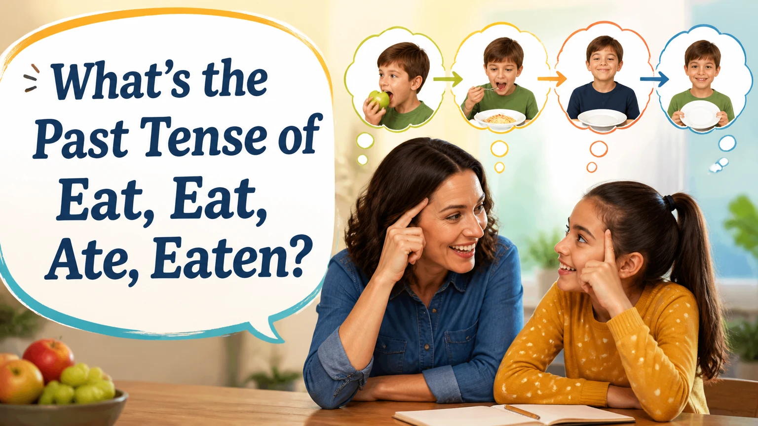 whats the past tense of eat eat ate eaten 2