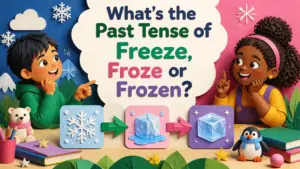 whats the past tense of freeze froze or frozen 2