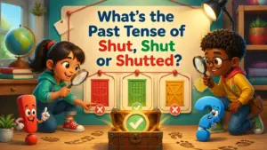 whats the past tense of shut shut or shutted
