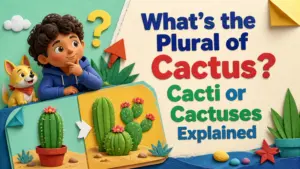 whats the plural of cactus 2