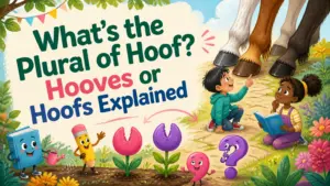 whats the plural of hoof 2