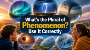 whats the plural of phenomenon 2