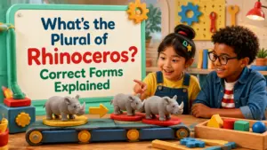 whats the plural of rhinoceros 2