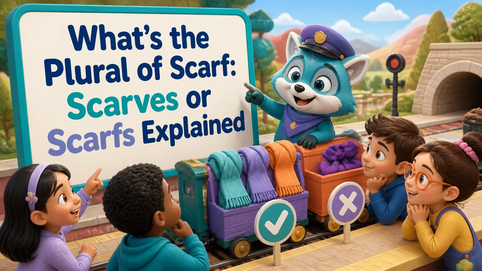 whats the plural of scarf 2