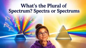 whats the plural of spectrum 2