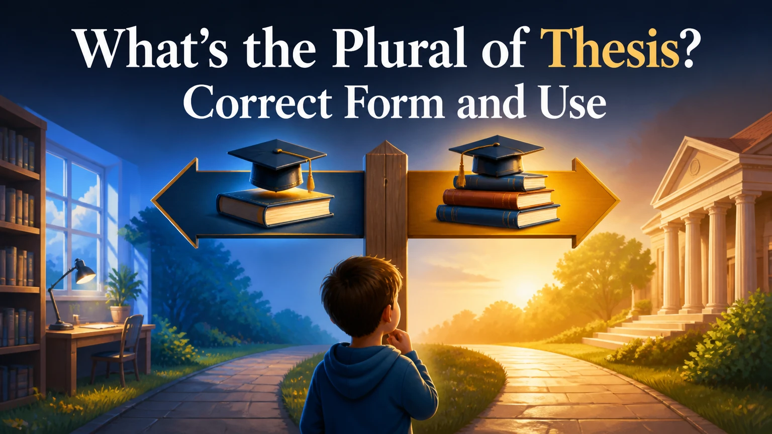 whats the plural of thesis 2