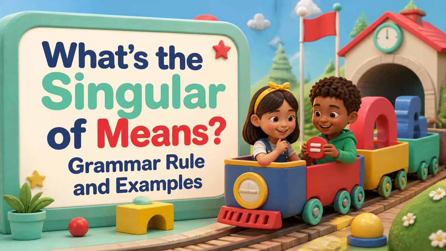 whats the singular of means 2