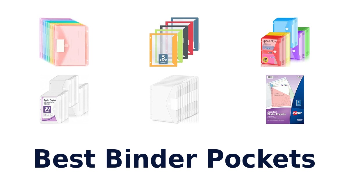 Best Binder Pockets