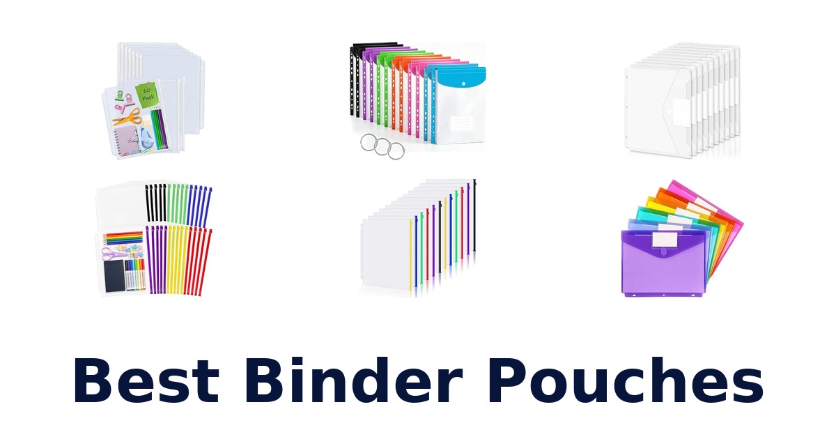 Best Binder Pouches