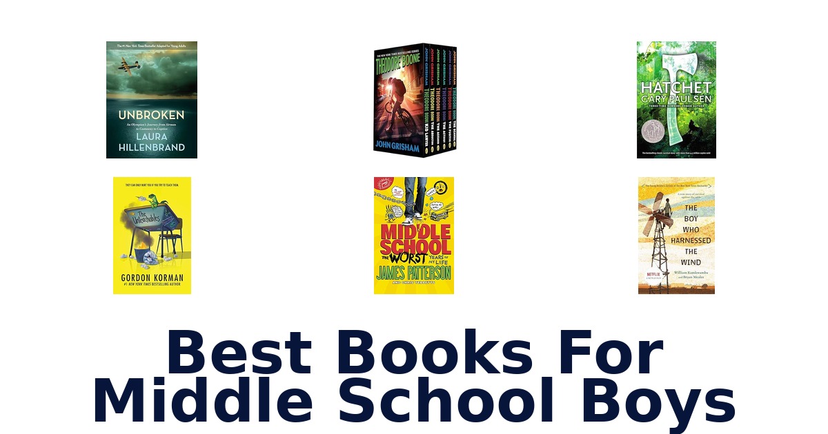 Best Books For Middle School Boys