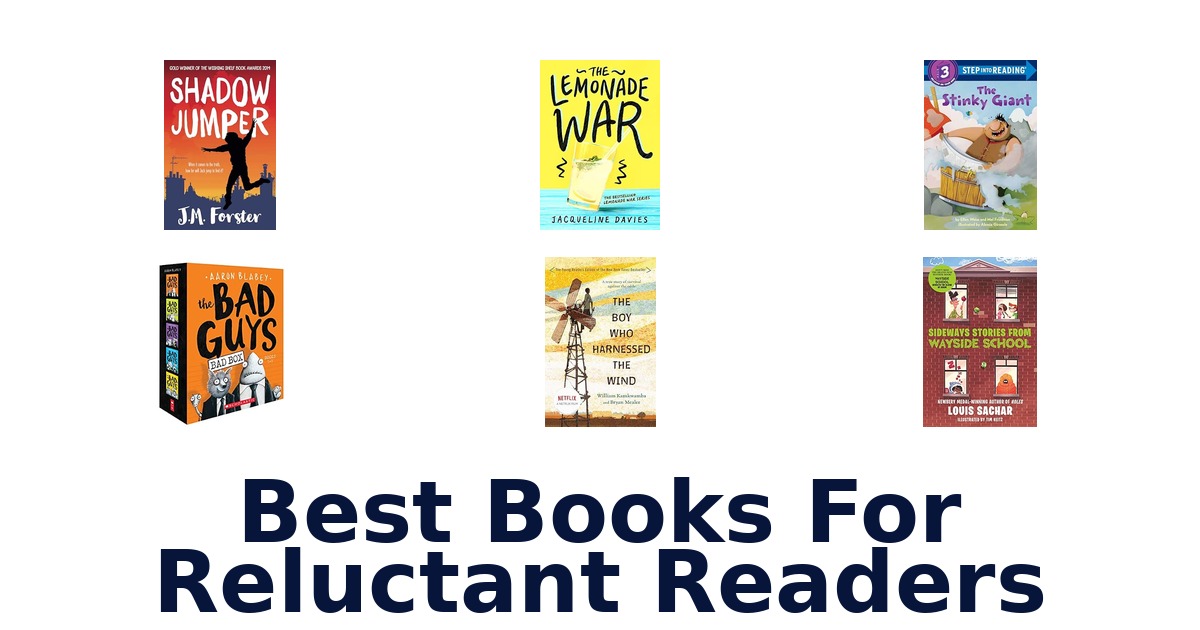Best Books For Reluctant Readers